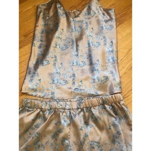 2 piece pajama set- tank top and shorts